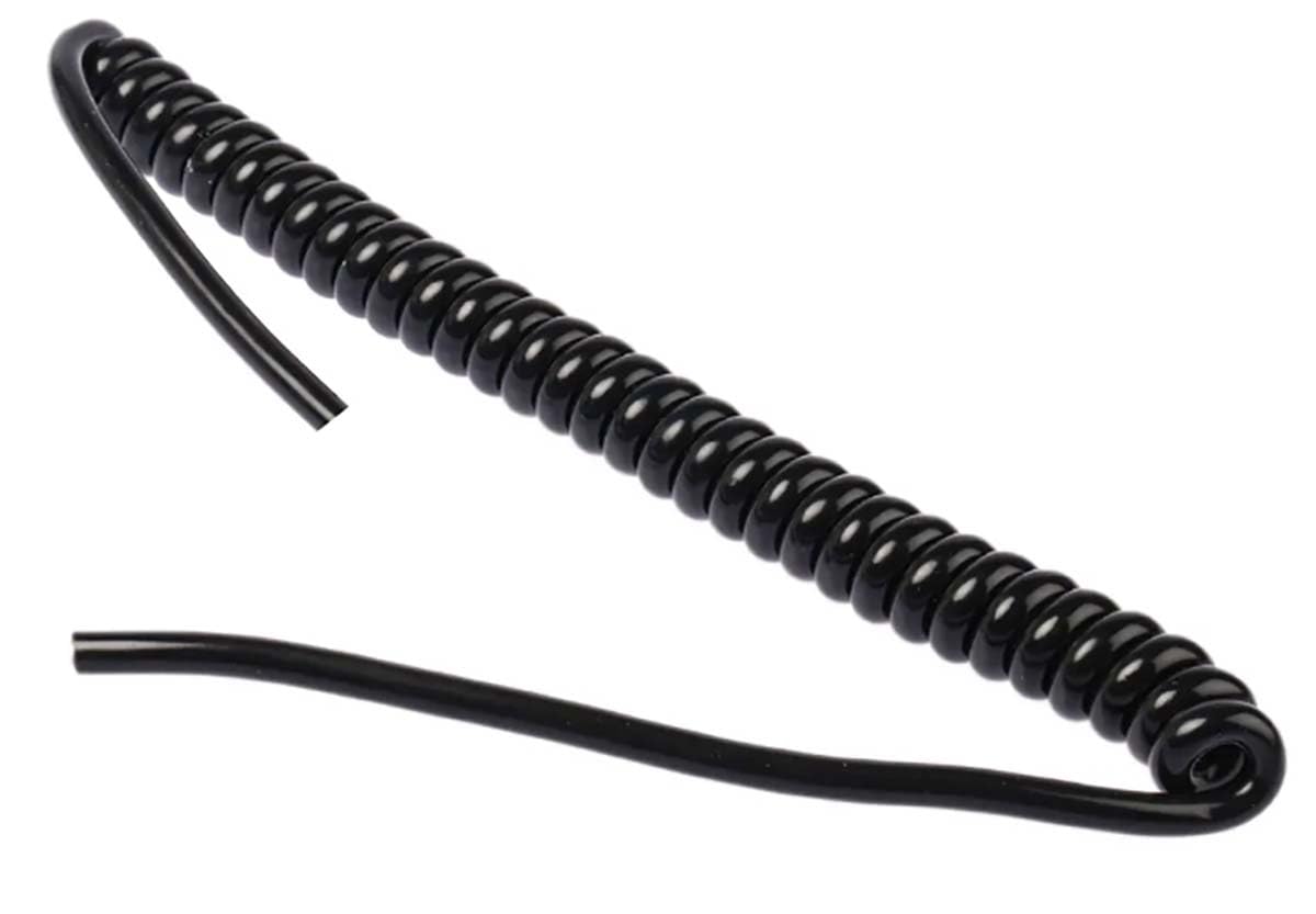 RS PRO Netzkabel, 6-adrig Schwarz/Ø 5.5 mm Außen-ø, 2 m 50 °C, 250V, Polyvinylchlorid