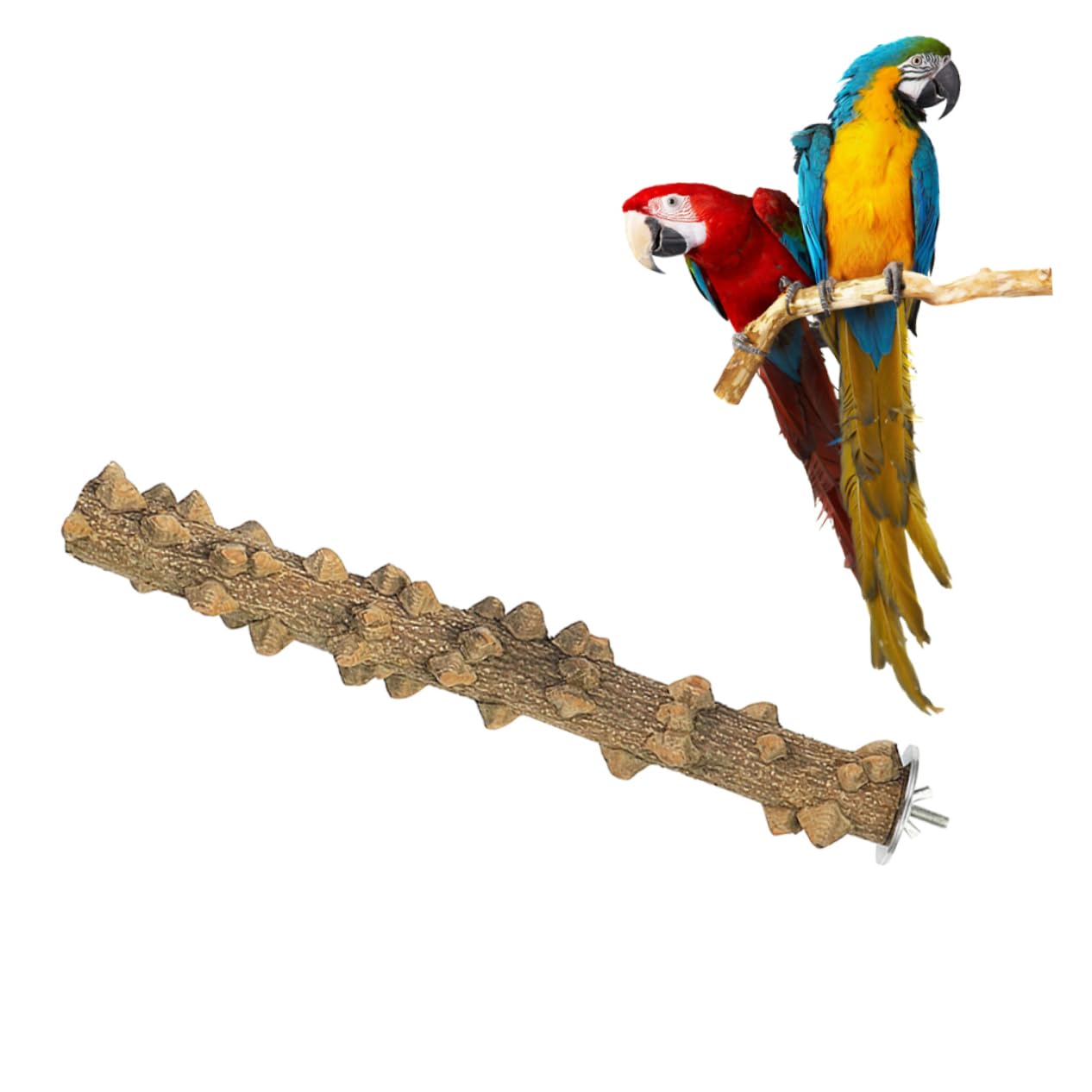 minkissy 3 Stücke Vogel Sitzstange Für Käfig Papagei Spielständer Natürliche Holz Vogel Spielzeug Ständer Für Papageien 25x2 5x2 5 cm Vögel Zubehör