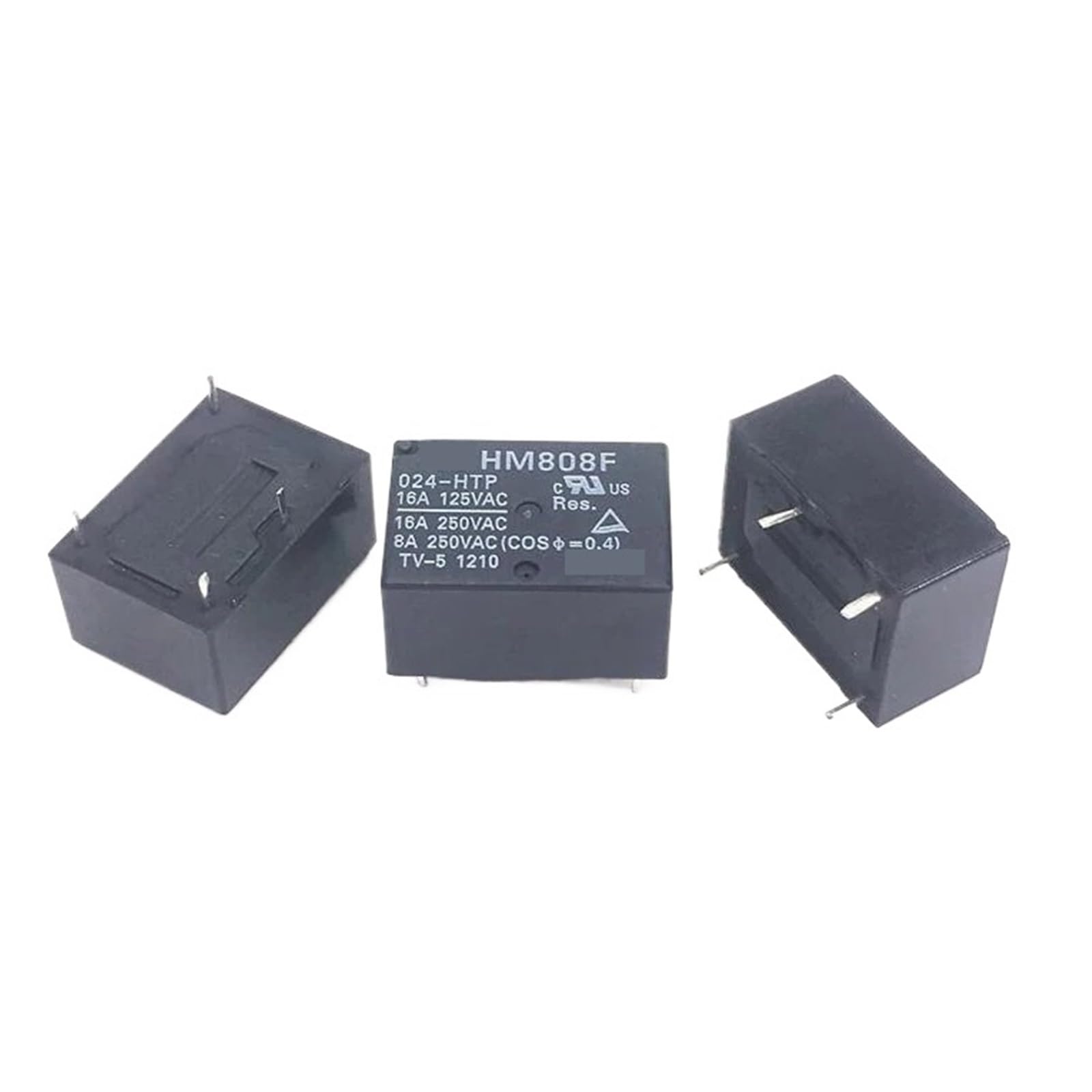 Relais HM808F-024-HTP DC24V 16A pour éviter les pannes de commutation sur carte électronique 4PIN