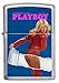 Zippo Playboy Cover March 1975 Brushed Chrome Pocket Lighter