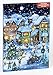 Holiday Village Square Chocolate Advent Calendar (Countdown to Christmas Calendar)