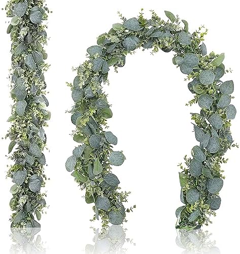 Eukalyptus Girlande 1.8m | Kunstblumen Deko | Für Hochzeit Party Wanddeko