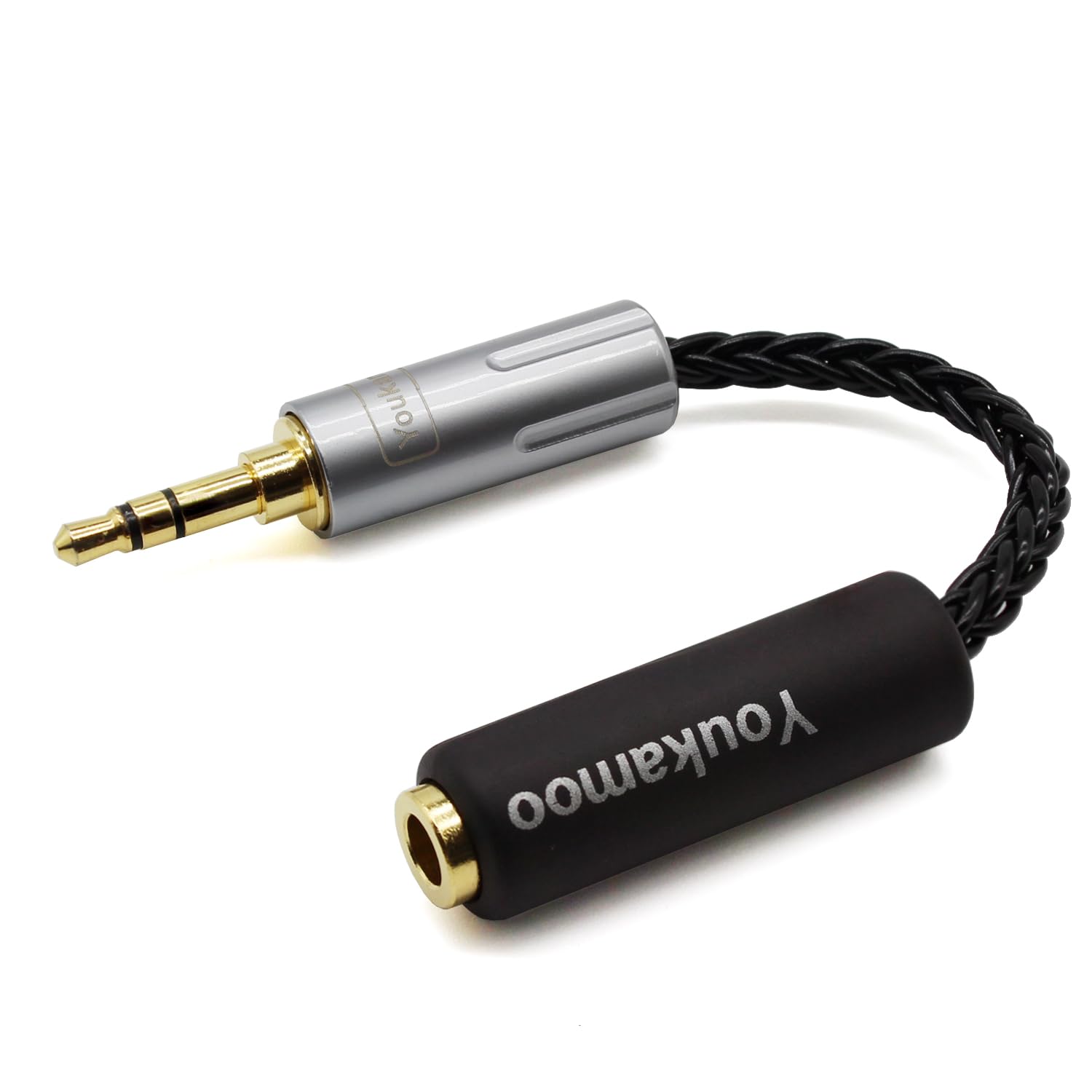 Youkamoo 4.4mm Female to 3.5mm Male Headphone Jack Adapter Cable, Balanced Audio Adapter Cable, 4.4mm to 3.5mm