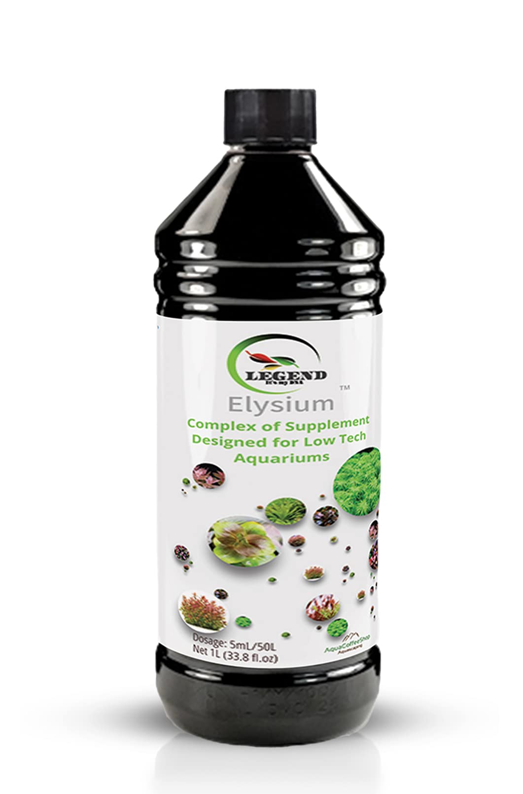 Legend Elysium Aquarium-Dünger, nitrat- und phosphatfrei, Low Tech, 1000 ml, 250 ml, 5000 ml