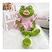 Zabawki pluszowe Urocza humanoidalna żaba Plush Toy Pleszczona Kawaii Frog Pluszowa miękka przytulna poduszka, żaba Plushie Urocze prezenty dla lalek na świąteczne walentynki przytulanka