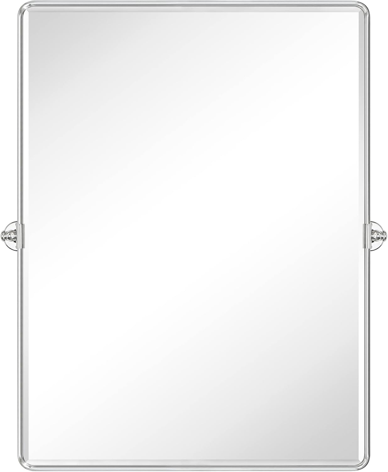 TEHOME 30x40'' Chrome Pivot Mirror Bathroom Tilt Vanity