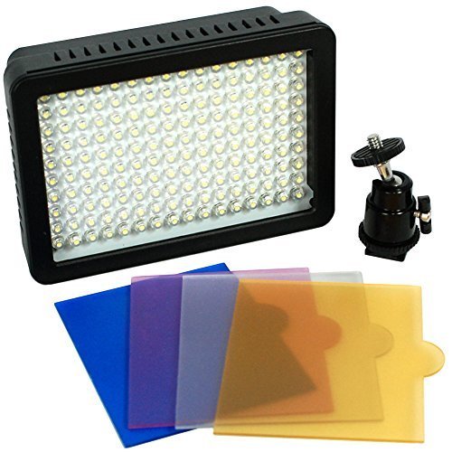 Julius Studio On Camera Video Light Photo Dimmable 160 Led Ultra High Power Panel With 1/4" Thread For Canon, Nikon, Sony And Other Dslr Cameras, Jgg2161 #TOP3