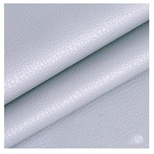 Tissu cuir simili blanc crémeux stretch haut de gamme pour sellerie de luxe
