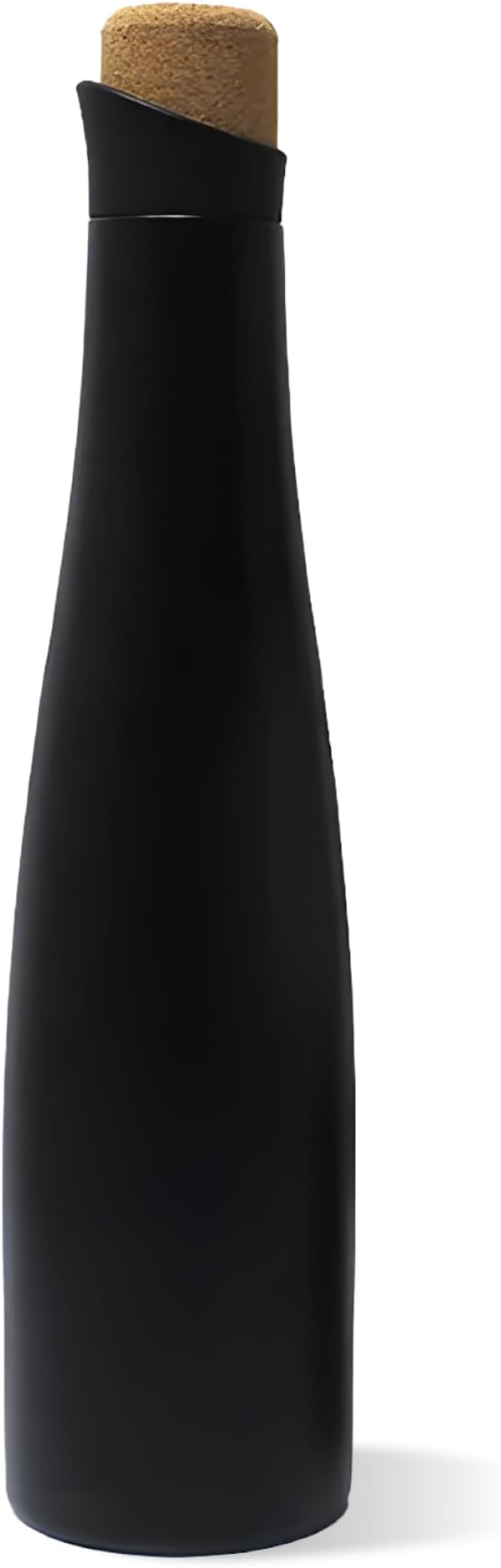 The Better Home 750ml Insulated Stainless Steel Water Bottle with Cork Cap | Insulation upto 8 Hrs | Hot and Cold Water for Office School Gym | Airtight Leak Proof BPA Free (Black Solid)
