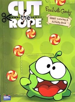 Paperback Cut the Rope Giant Coloring & Activity Book ~ Feed with Candy Book