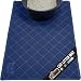 Gorilla Grip Original Premium Durable Cat Litter Mat, 35x23, XL Jumbo, No Phthalate, Water Resistant, Traps Litter from Box and Cats, Scatter Control, Soft on Kitty Paws, Easy Clean Mats, Navy