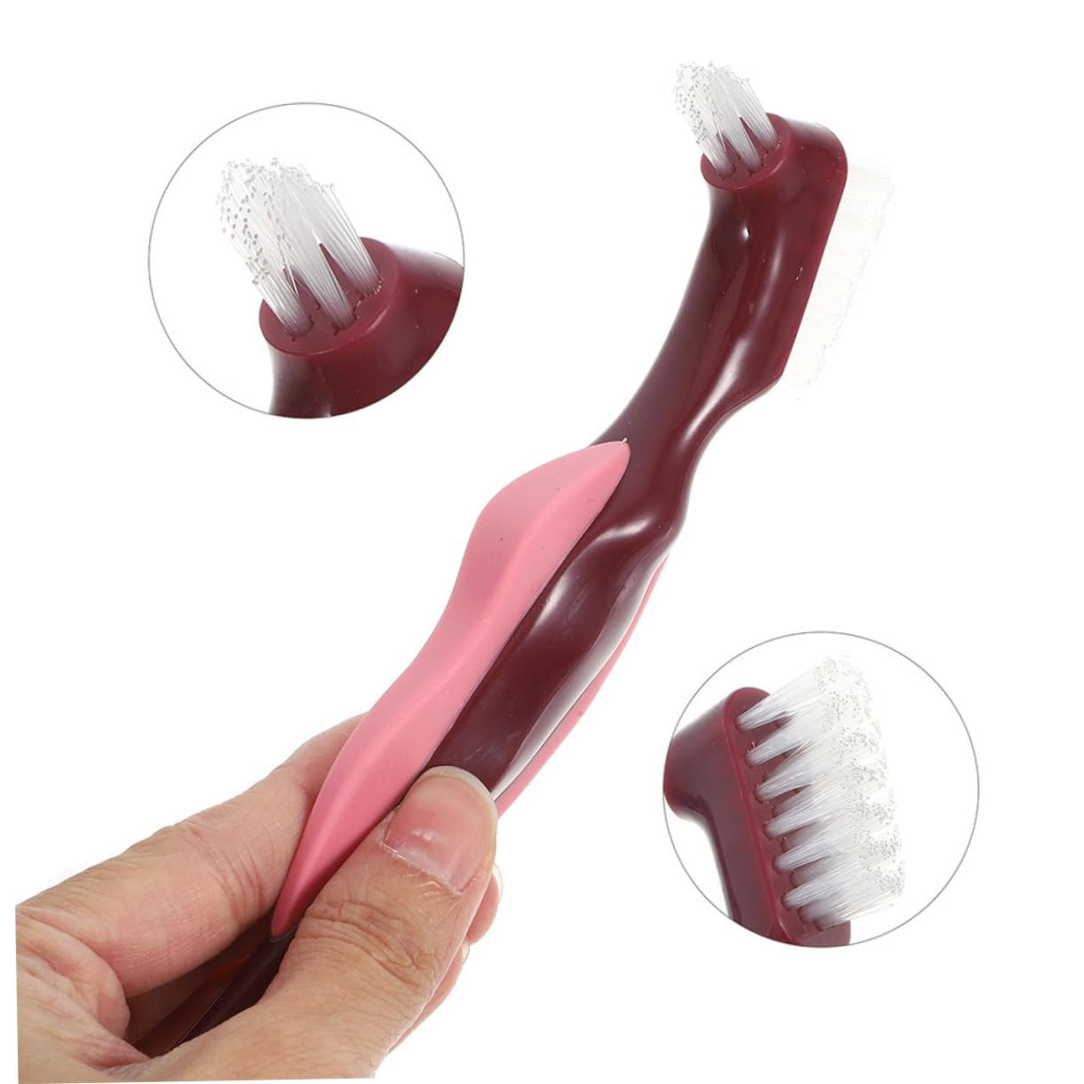 Healeved 10pezzi Spazzolini Per Dentiera Colori Per Orale e Facile Usare e Portatile