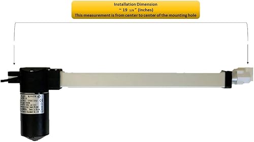 Miniatura 2 de Mulin Power - Motor reclinable de repuesto con cable modelo ML19-073 ML19-073B Actuador lineal para sofá, silla elevadora, sofá, asiento de masaje