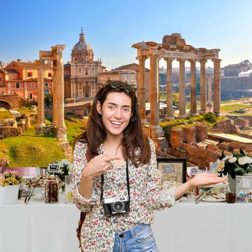 Fondo fotográfico antiguas ruinas romanas 7x5 ft miniatura 5