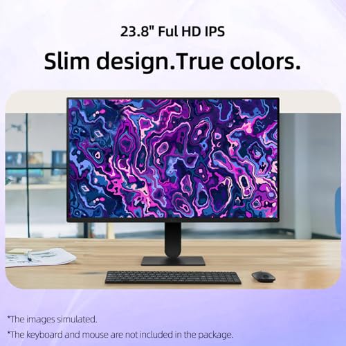 Image of LG 24 inch FHD (1920 x 1080) IPS Computer Monitor, 120Hz, 5ms MBR, HDR10, Dynamic Action Sync, 99% sRGB, VGA, HDMI, Reader Mode, Flicker Safe, Virtually Borderless Design, Tilt Adjustable, Black