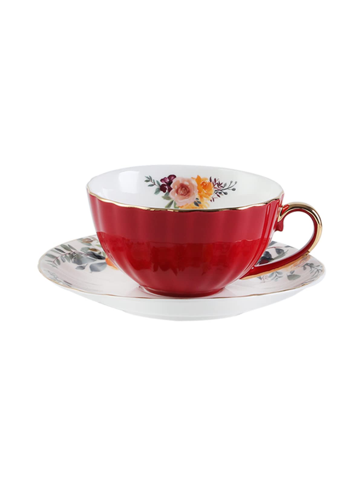 Kaffeetasse Tassen Kaffeebecher Tasse Mit Becherpurpurroter Druck Britischer Retro Nachmittagstee Kaffeetasse Untertasse Keramik Hochzeit Einzugsgeschenk Paare Tasse Geschenke