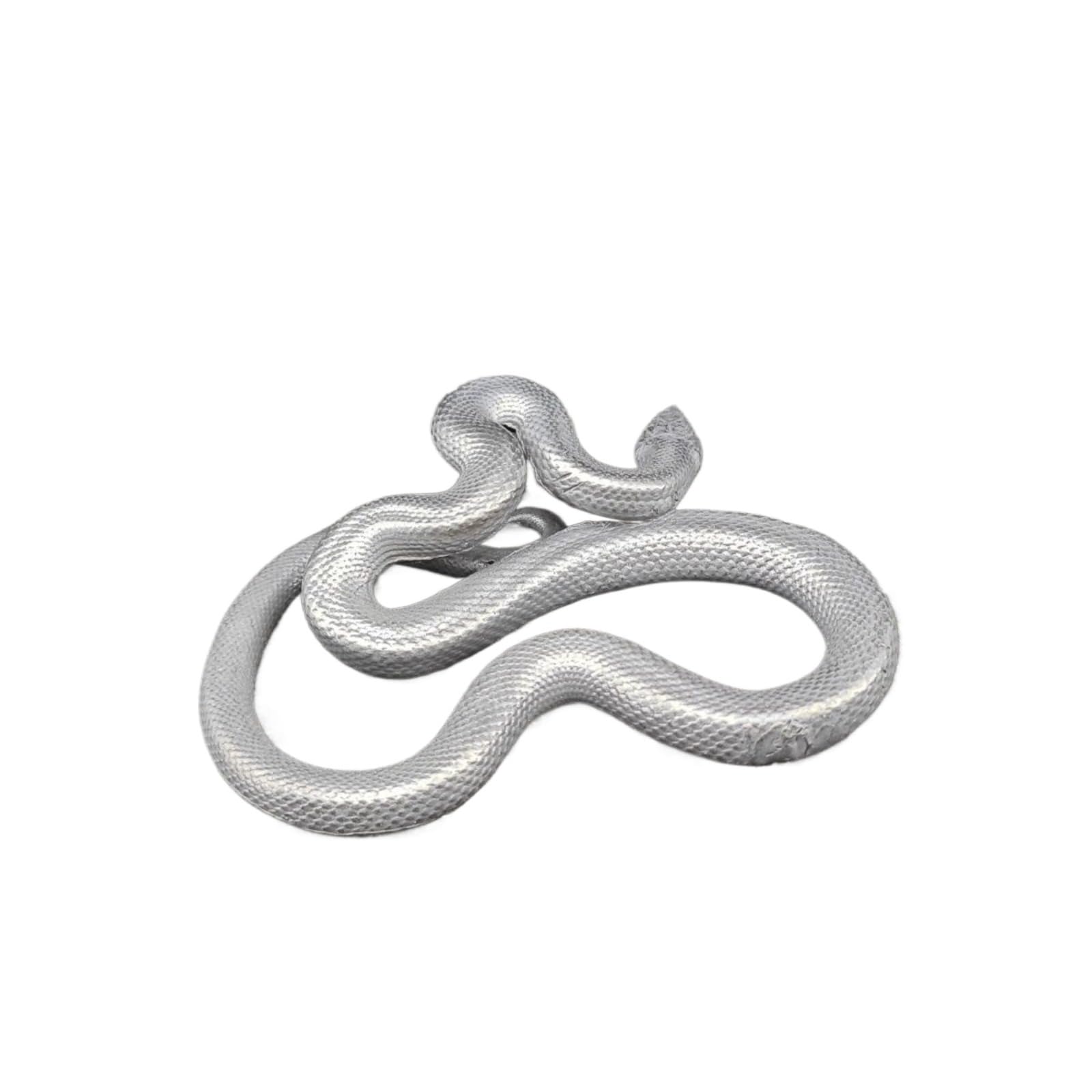 NGDFGR 2.17In Brass Python Miniature Statue,Metal Realistic Snake Sculpture Figurine Desktop Ornament Home Bonsai Micro Landscape Decr Accessories