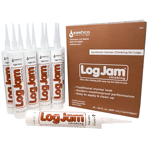 Sashco Log Jam Látex Acrílico Chinking 30oz x10 miniatura 1