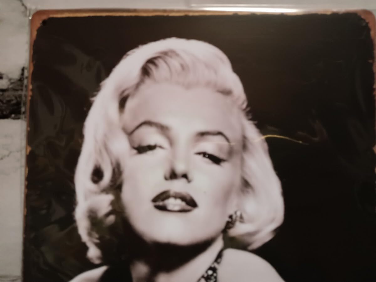 Amazon.co.jp: ブリキ看板 マリリンモンロー アメリカン雑貨 レトロ風