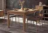 mesa roble natural extensible Aporta calidez y versatilidad a tu hogar con esta mesa extensible en acabado roble natural, una pieza práctica y elegante perfecta para comedor, salón o cocina. Su diseño moderno y líneas sencillas la convierten en una mesa fácil de combinar con todo tipo de estilos, desde el nórdico al contemporáneo. Gracias a su sistema extensible, pasa de 120 cm a 160 cm de longitud, permitiendo adaptar el espacio según tus necesidades: ideal para reuniones familiares, comidas con amigos o uso diario.