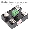 Solid State Relay Dual Channel DC Control Dual Channel AC Single Phase SSR 24-480VAC Solid State Relay 58 x 44 x 28mm(40A)