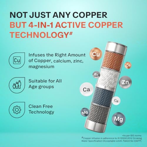 Image of Aquaguard Enrich Glory RO+UV+UF Water Purifier with Copper & Alkaline Booster| 12-Stage Purification| 2-Year Filter Life| 4 Year Free Service | 40%+ Water Recovery| Suitable for All Water Sources