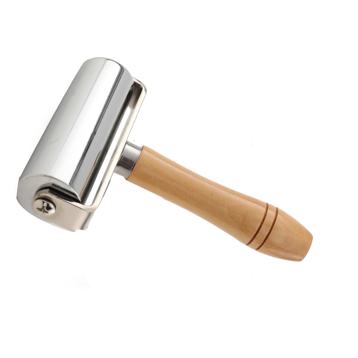 QAVODB Professional Hand Pressure Roller, Roofer Heat Resistant Metal Pressure Roller Tool Length 120 mm for Edge Tape for Welding