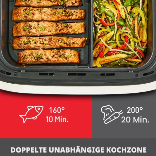 Moulinex Dual Easy Fry Flex Luftfritteuse 9 l mit FlexCook Separator – Ansicht 4