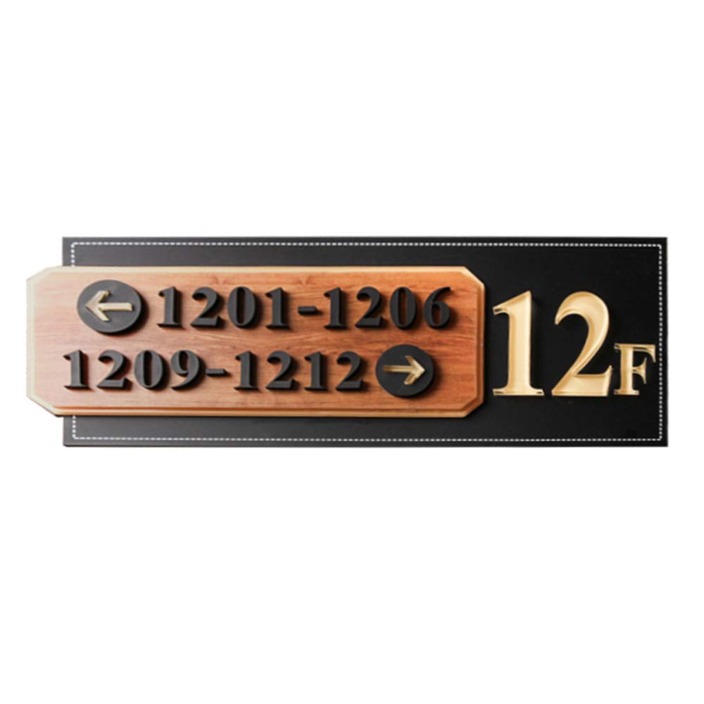 Amazon | オーダーメイド 案内板 階数表示板 アクリル 部屋番号と階数