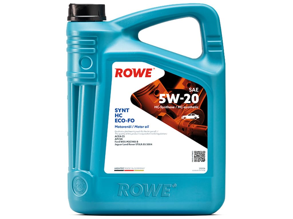ROWE - 5 Liter HIGHTEC SYNT HC ECO-FO SAE 5W-20 Motorenöl - PKW Motoröl