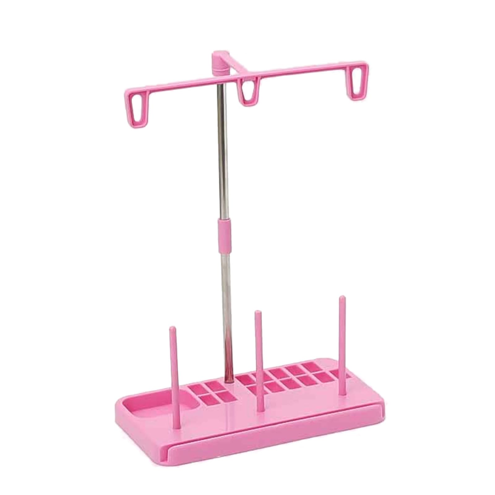 Hsioluted Thread Organiser Rack Sewing Machine Thread Rack for 3 Spools of, Embroidery Spool Holder Spool Holder Stand for Sewing Machine for Embroidery