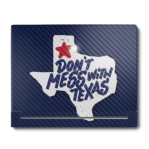 Image of MightySkins Carbon Fiber Skin Compatible with Alienware X16 R1 (2023) Full Wrap Kit - Dont Mess with Texas | Protective, Durable Textured Carbon Fiber Finish | Easy to Apply | Made in The USA