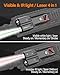Mlok Picatinny Mounted Tactical Flashlight Green Laser 940nm IR Illuminator Flashlight IR Laser 4 in 1 Combo, TOUGHSOUL Low Profile Rechargeable Light for Rifle