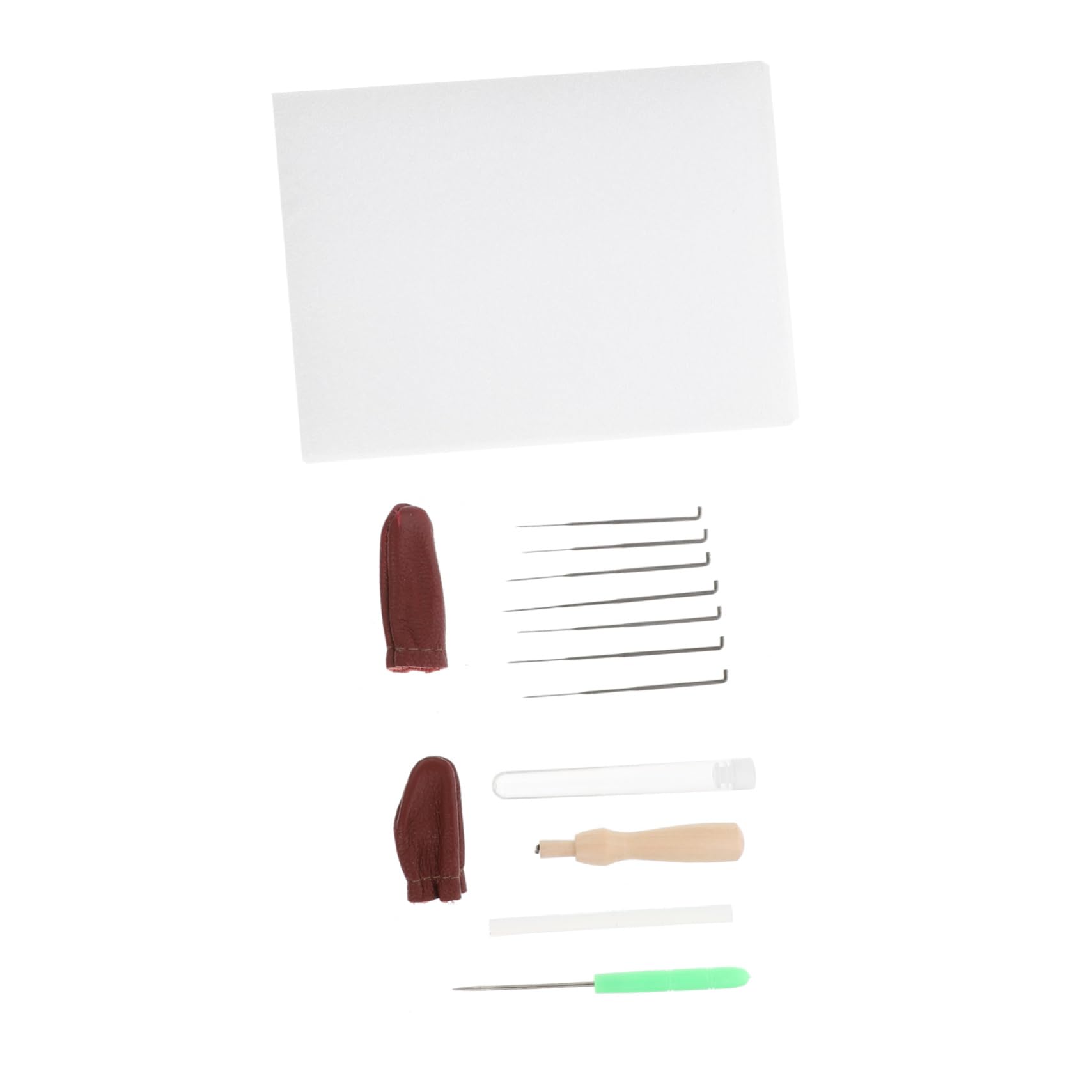 ERINGOGO Felting Fabric Tools 1 Set Felting Needles Wool Felt DIY Craft Supplies Replacement Needles Comfortable Ergonomic Grip Random