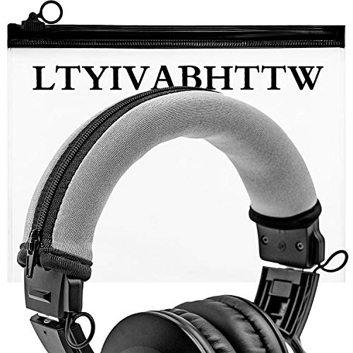 Replacement Headband Cover Compatible ATH M50X M50 M40X M40 M30X M20X Headphones (Silver) miniatura 1