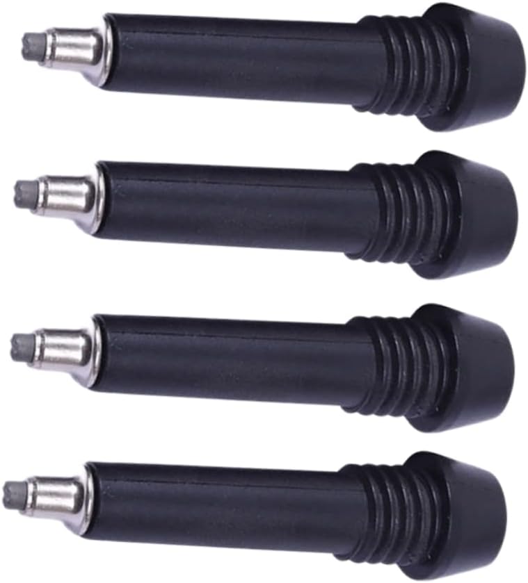 2sets Sturdy Trekking Pole Tips Carbon Tungsten Steel Walking Sticks Tip Enhance Grip for Hiking Gear Sticks 4pcs*2 Style