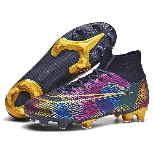 Men's Women's Unisex Soccer Cleats FG/AG Soccer Shoes Indoor Outdoor Turf Firm Ground High-top Spikes Younth Professional Training Football Boots