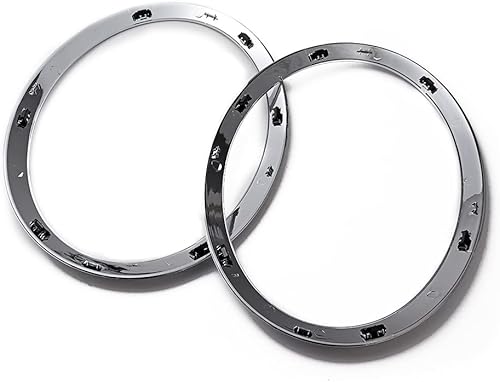 Miniatura 4 de Par de faros delanteros y traseros cromados izquierdo derecho + anillos de ajuste de luz trasera, bisel compatible con BMW Mini Cooper F55 F56 F57