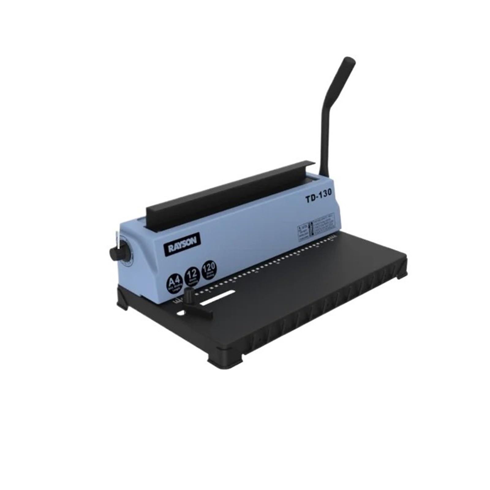 Encuadernadora Máquina de unión de alambre Carpeta de alambre de doble bucle para suministros escolares de documentos de oficina y anillo de hierro de encuadernación Alicate de corte
