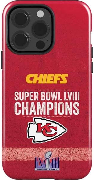 Skinit Impact Phone Case Compatible with iPhone 13 Pro - Officially Licensed NFL Kansas City Chiefs White Blast Design