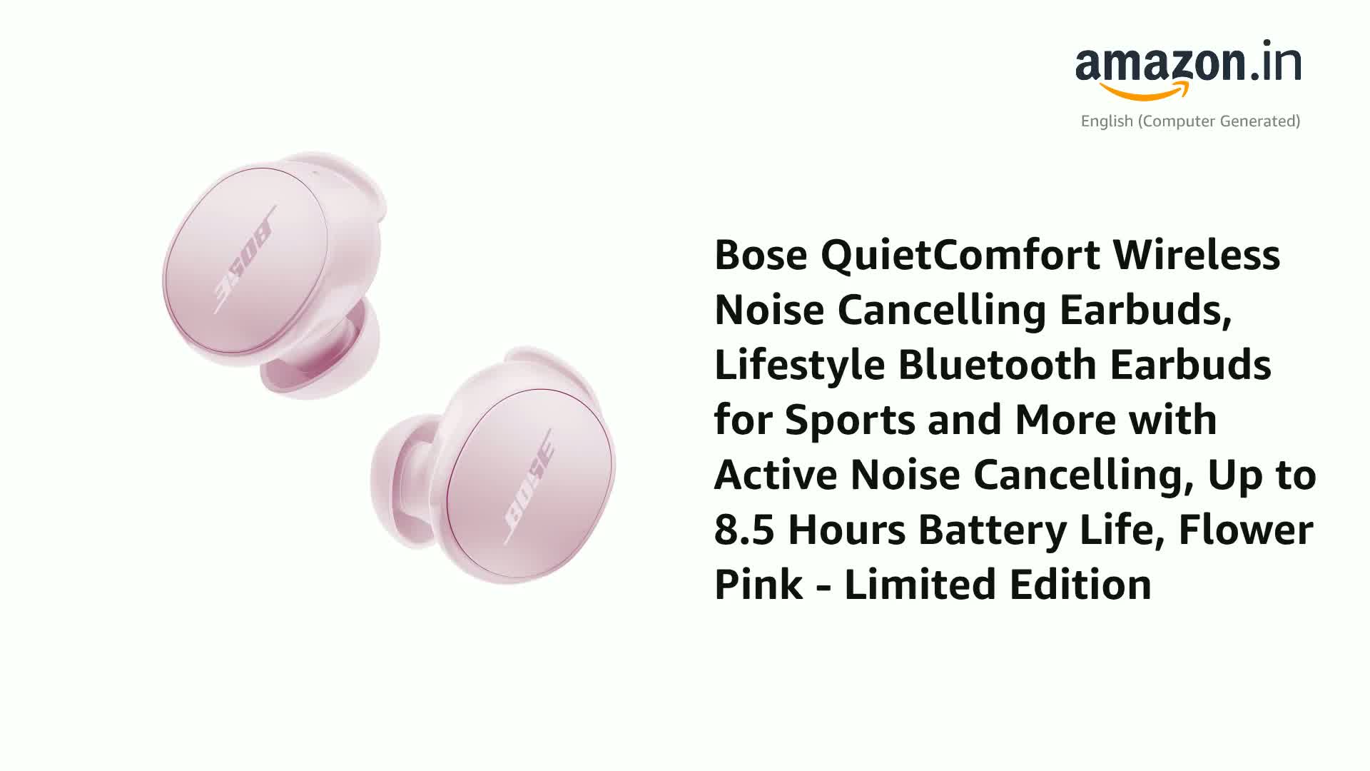 Bose QuietComfort Earbuds ピンク QuietComfort öronsnäckor (2:a generationens) | Bose