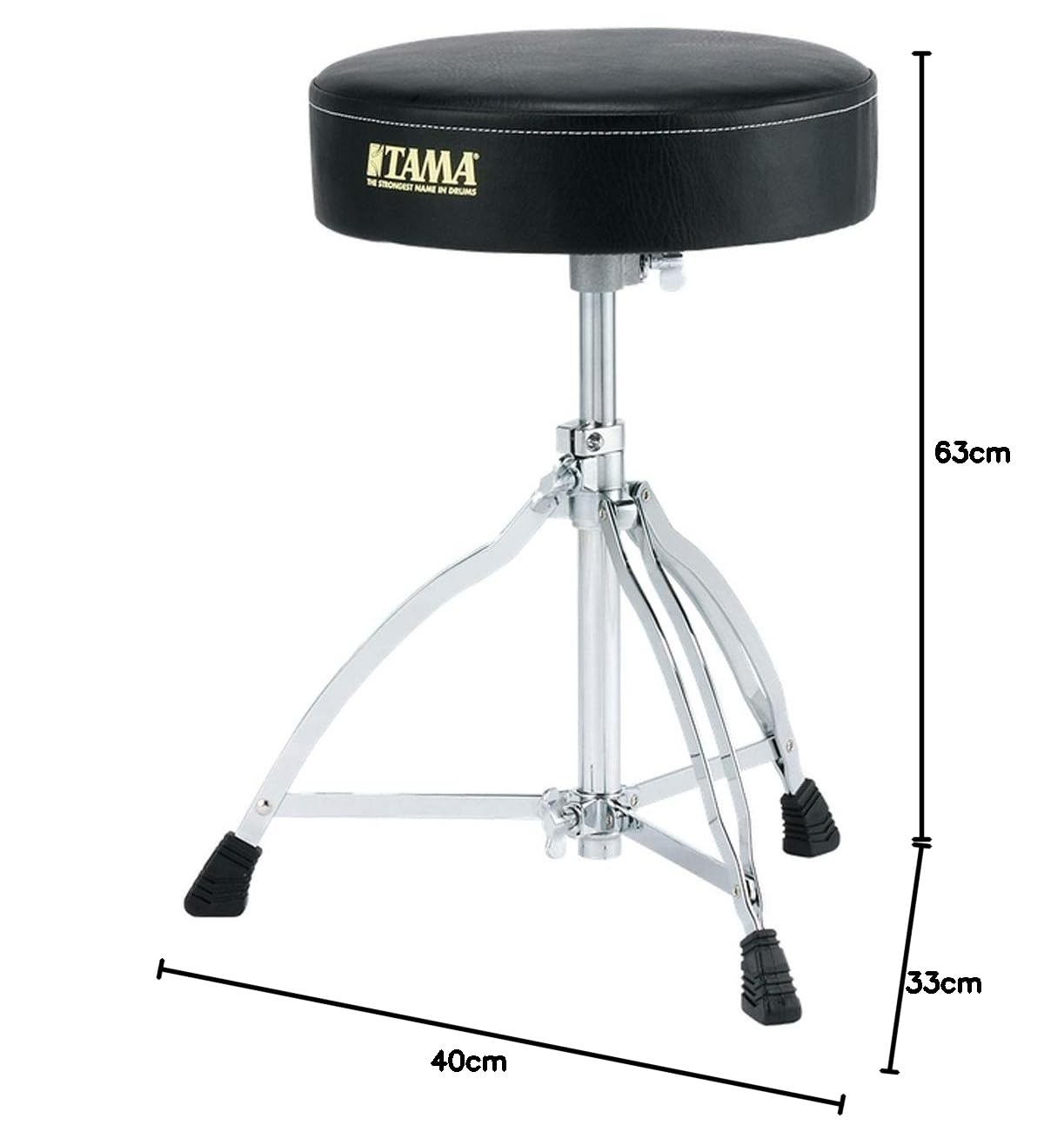 Tama HT130 Siège rond pour batteur + 1 paire de baguettes Keepdrum