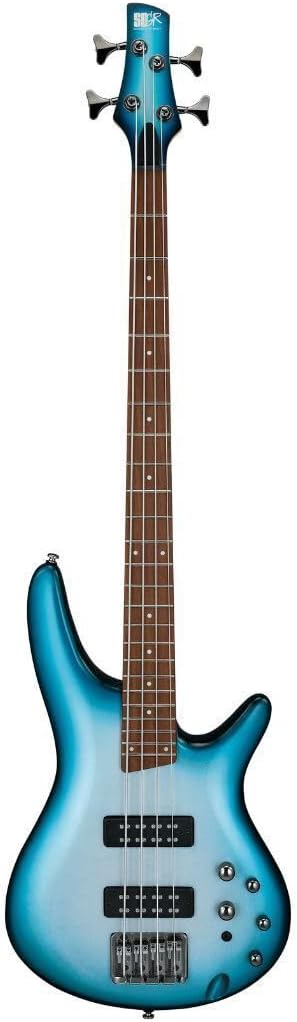Ibanez SR300E Standard 4-String Right-Handed Electric Bass Guitar with Jatoba Fretboard, Nyatoh Body, and PowerSpan Dual Coil Pickups (Deep Ocean Metallic)