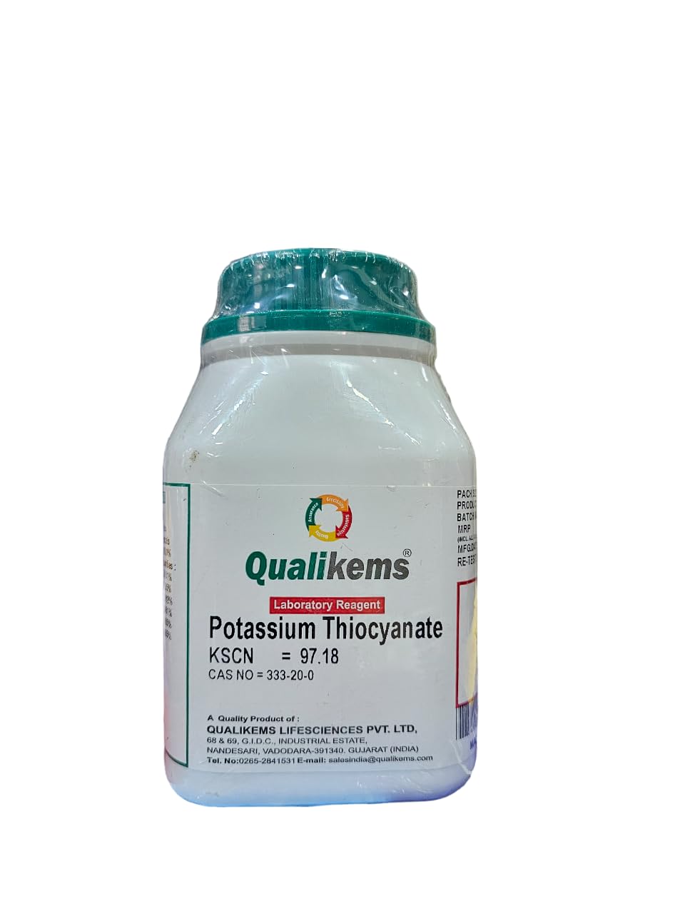 POTASSIUM THIOCYANATE LR 500GMS QUALIKEMS (B0CXM9YN3B) Amazon Price History, Amazon Price Tracker