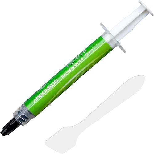 Pasta térmica (0.07 oz) 7Wmk - Máximo rendimiento para enfriar todos los procesadores, CPU, GPU, procesador IC, alto rendimiento basado en carbono,