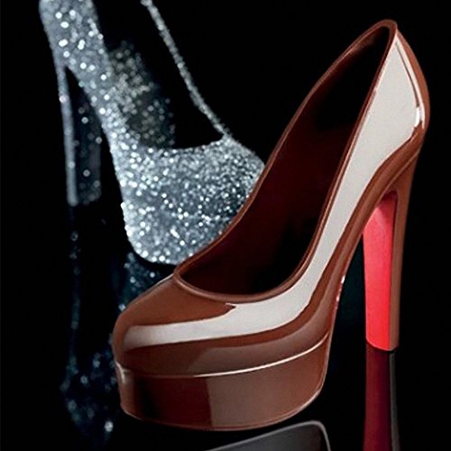 MoldFun Life Size 3D High Heel Shoe Mold, Polycarbonate Lady Stiletto Heels Chocolate Candy Mould Wedding Birthday Party Favors Cake Topper Decorating Tools, 7.5" x 7" x 2.7" - Thumbnail 4
