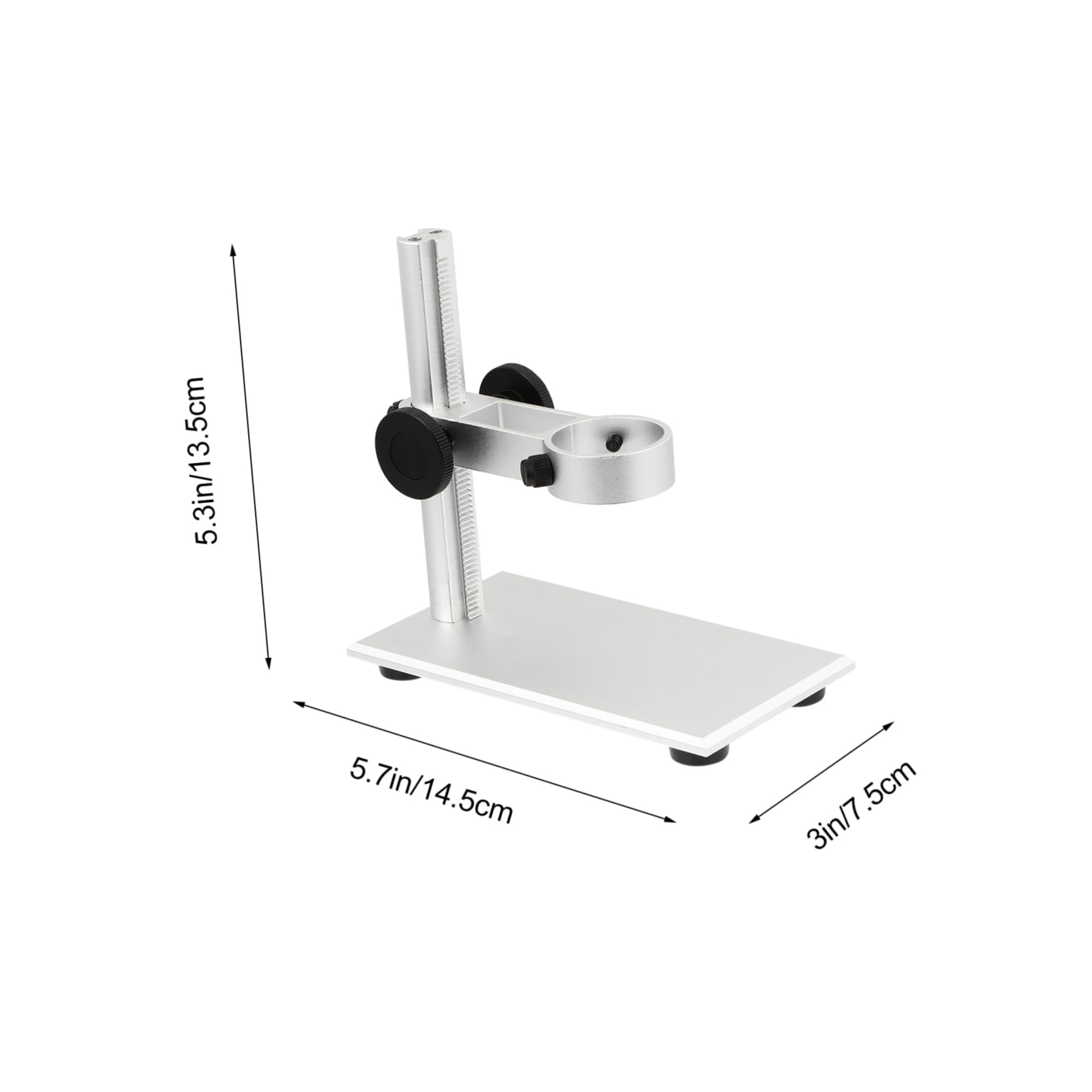 Generic Aluminum Alloy Microscope Stand for Desktop Digital Microscope Holder Adjustability