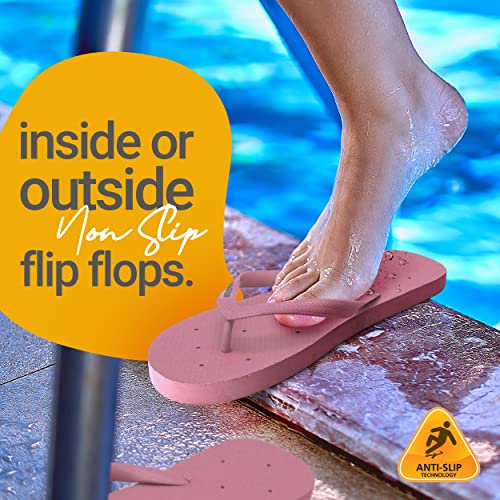 Image of Shower Shoez Women's Non-Slip Pool Dorm Water Sandals Flip Flops