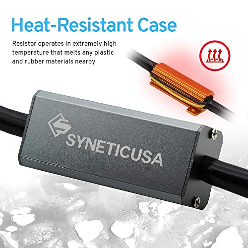 image for Syneticusa 7443 Error Free Canbus Ready Red LED Brake Parking Tail Sto