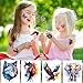 Hotoyannia 160 PCS 30 Sheets Watercolor Animals Temporary Tattoos for kids - Individually Cute Animals Temporary Tattoos Stickers for Girls Boy Body Arm Shoulder Birthday Party Supplies Gifts for Kids